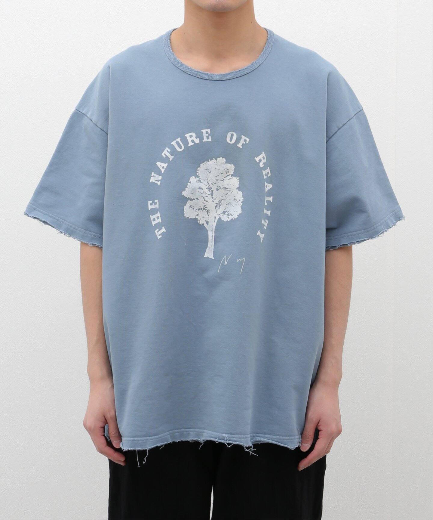 ANCELLM / アンセルム】DAMAGE AGING T-SHIRT（Tシャツ／カットソー 