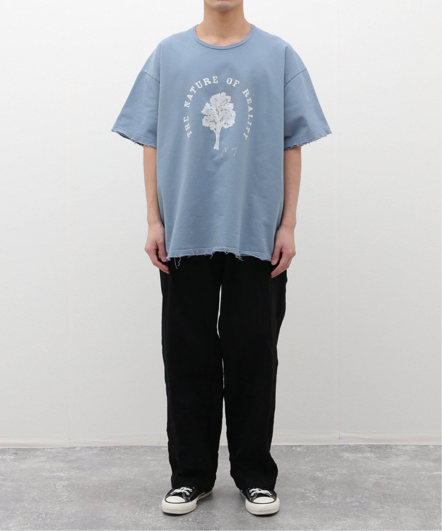 ANCELLM / アンセルム】DAMAGE AGING T-SHIRT（Tシャツ／カットソー  