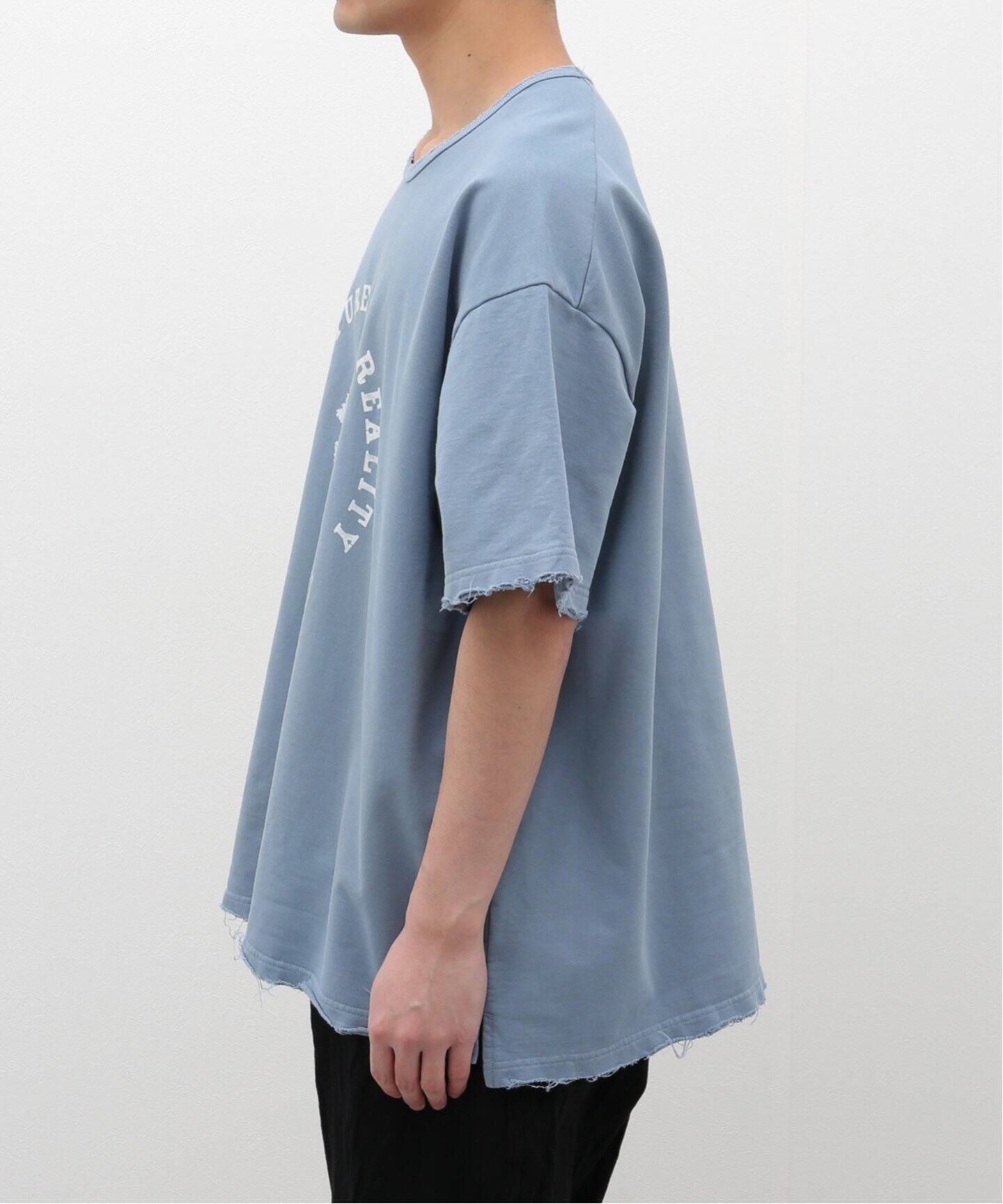 ANCELLM / アンセルム】DAMAGE AGING T-SHIRT（Tシャツ／カットソー  