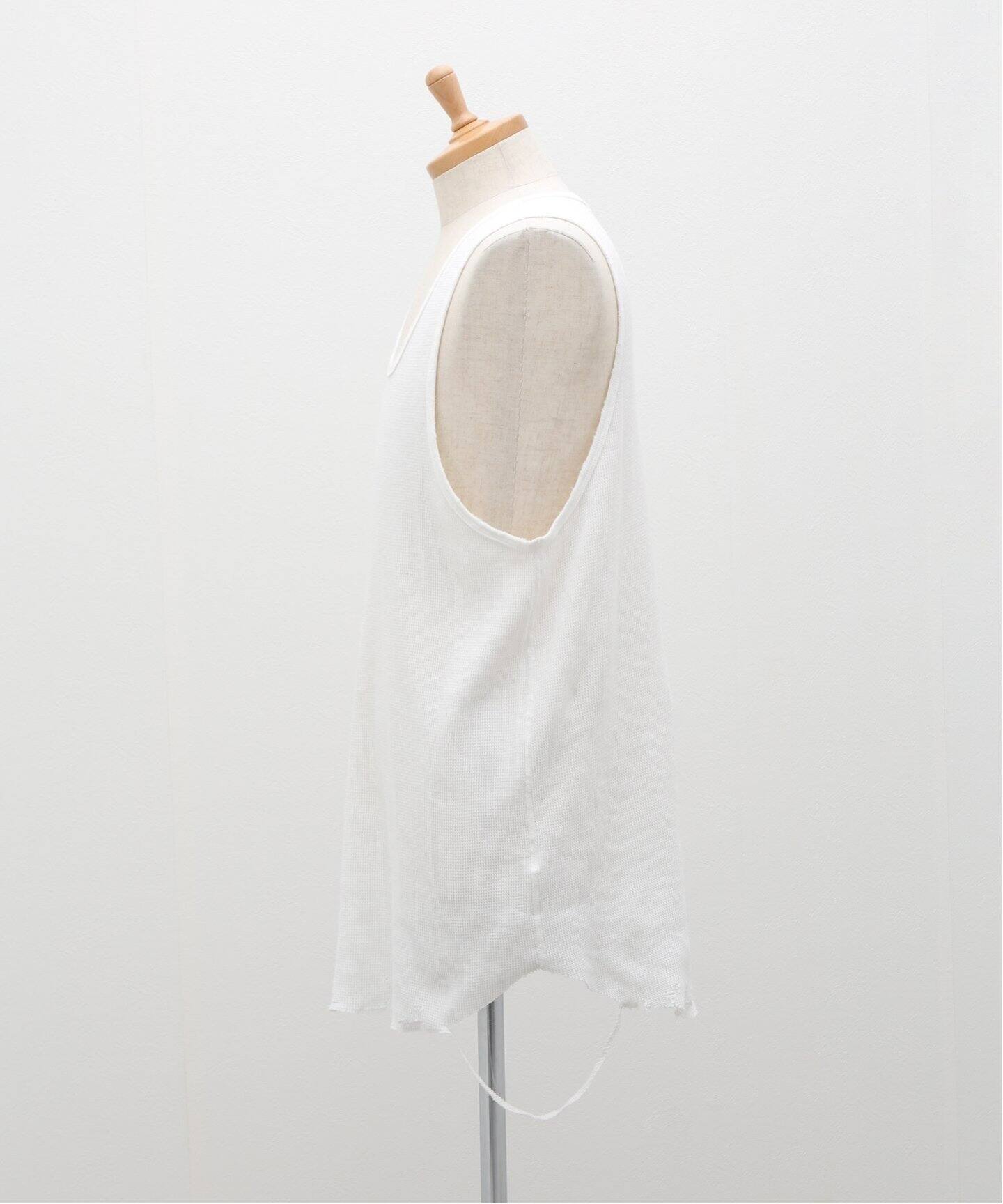 ANCELLM / アンセルム】DAMAGE WAFFLE TANK TOP（タンクトップ）｜WISM 