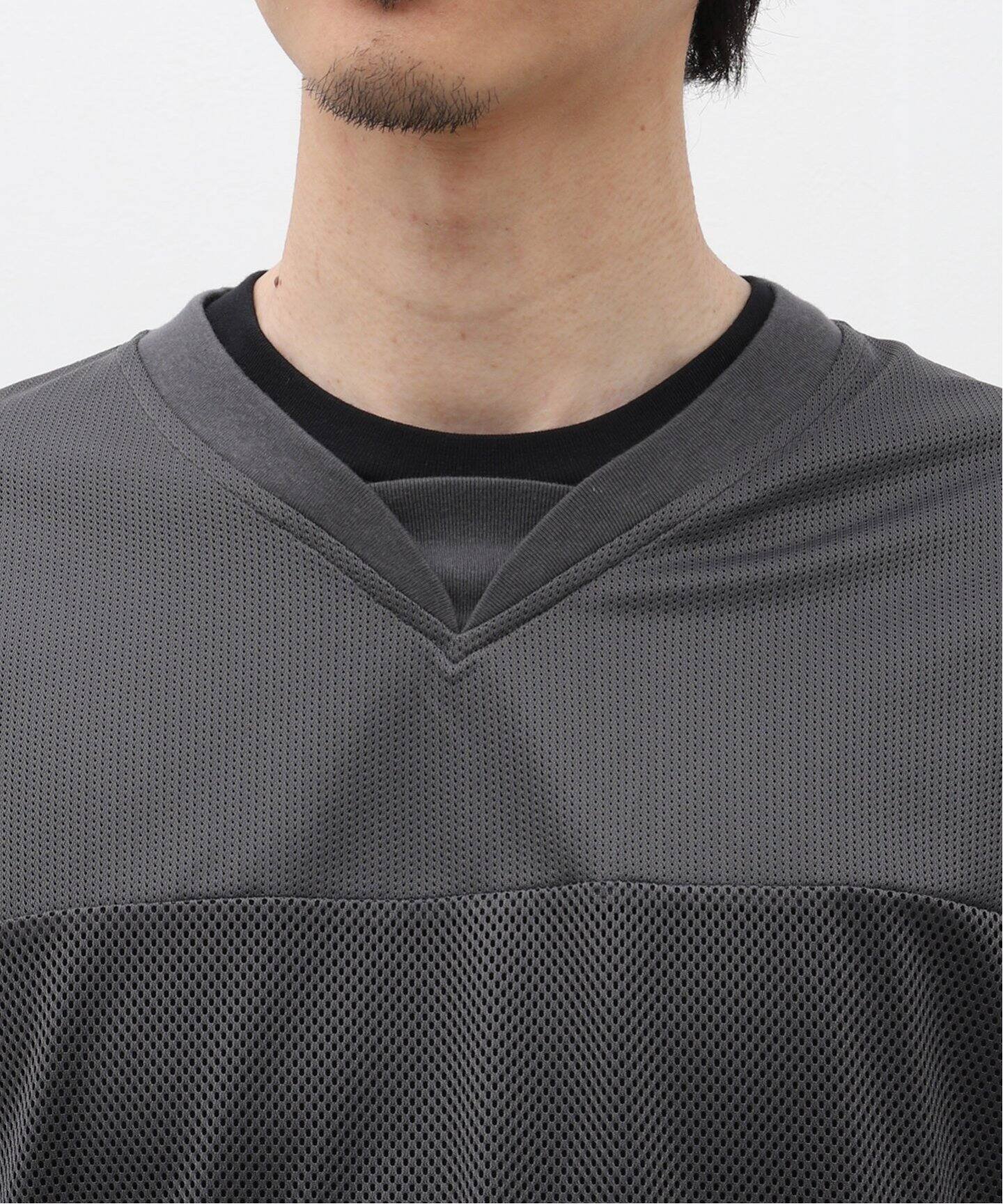 C.E / シーイー】cavempt MESH V NECK TOP（Tシャツ／カットソー  