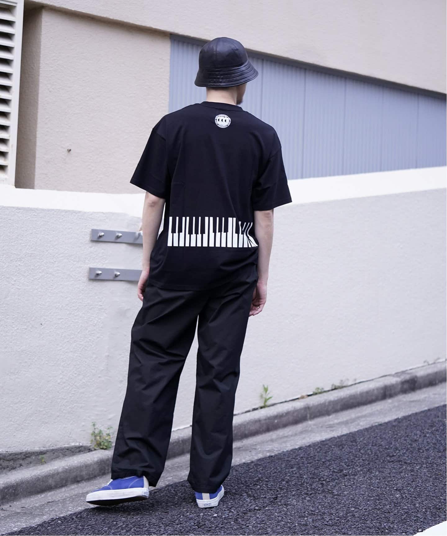 CITY COUNTRY CITY JAZZ PIANO Tシャツ 24ss COTTON T-SHIRT_CITY COUNTRY CITY JAZZ PIANO_WHI