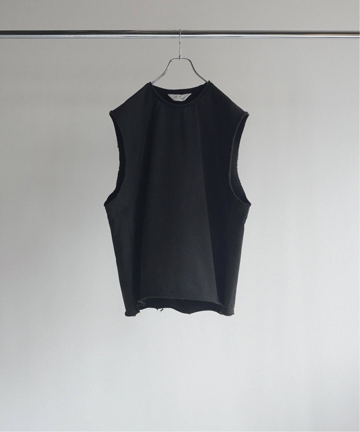 ANCELLM / アンセルム】SLEEVELESS AGING T-SHIRT（Tシャツ 