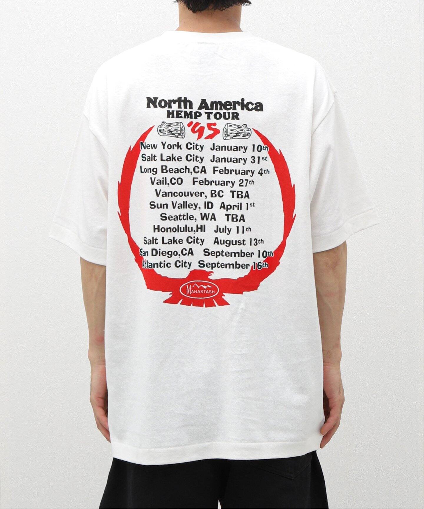 MANASTASH / マナスタッシュ N America HEMP TOUR1（Tシャツ 