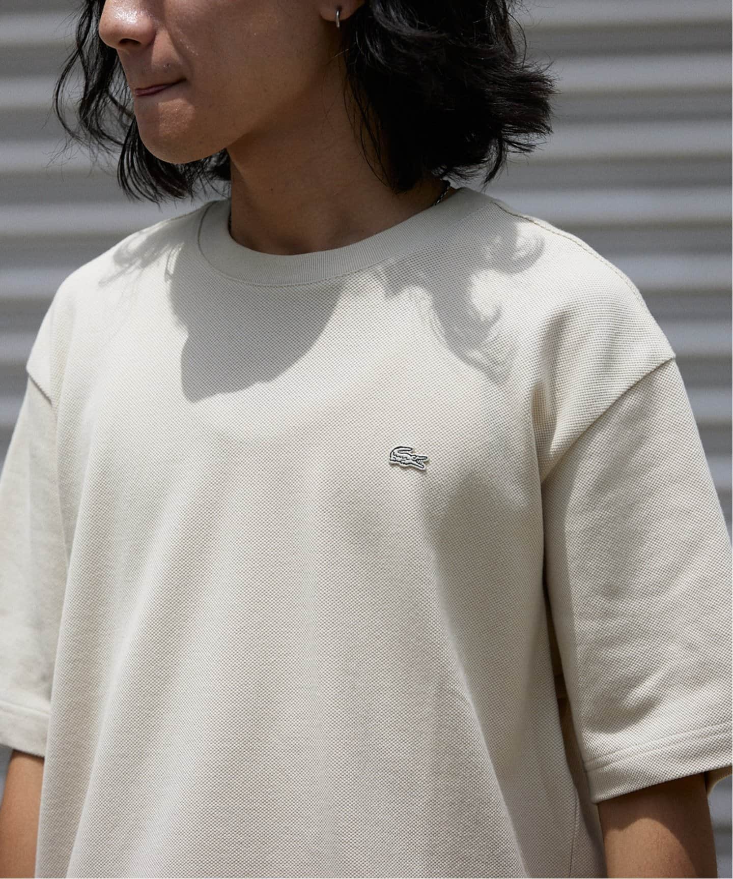 LACOSTE × JS / 別注 HEAVY PIQUE C/N Tシャツ（Tシャツ