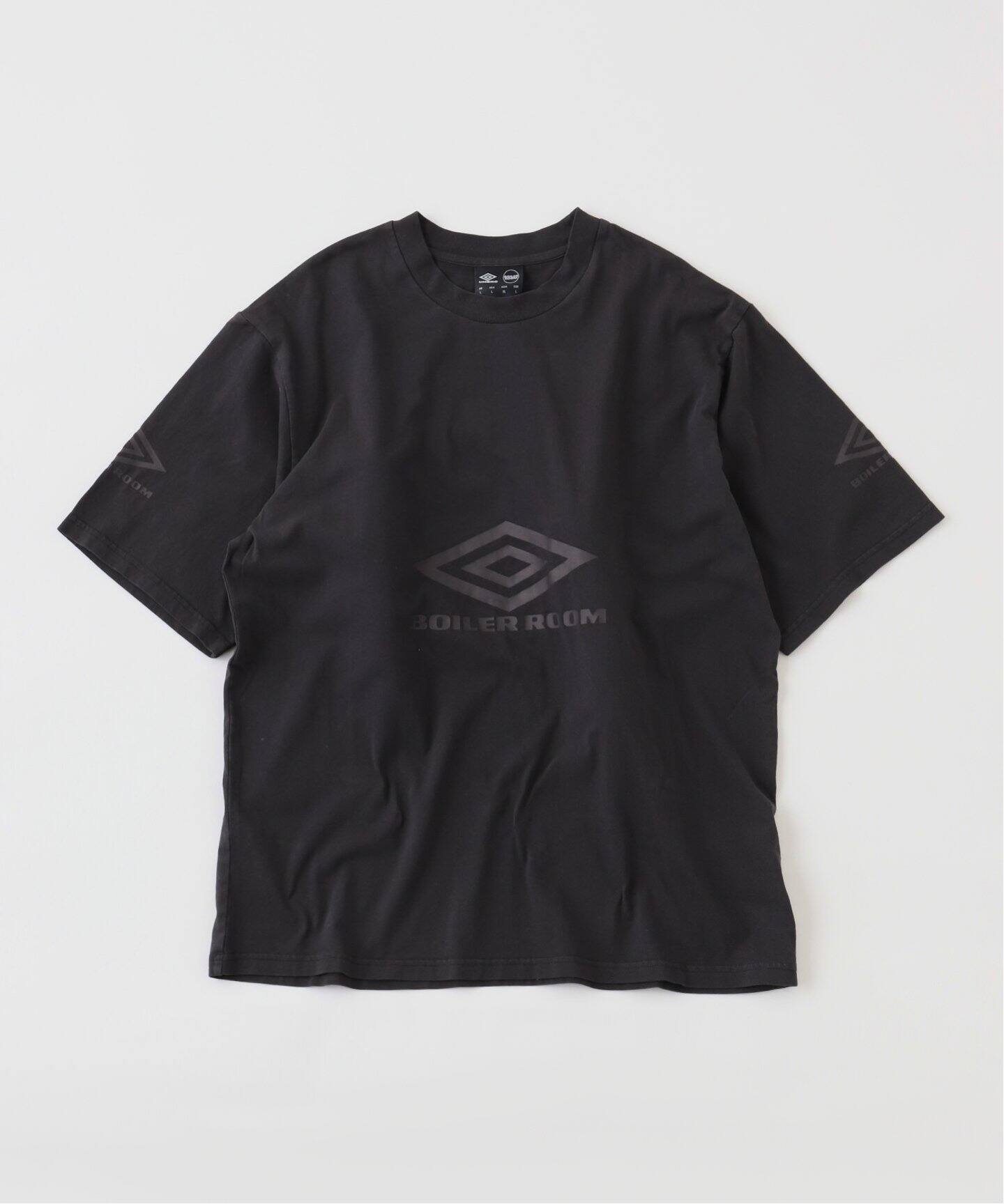 BOILER ROOM x UMBRO WASHED T-SHIRT BLACK（Tシャツ／カットソー 
