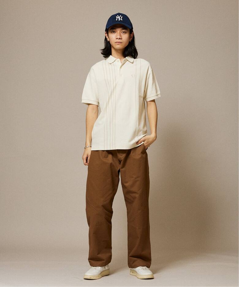 FRED PERRY for JOURNAL STANDARD / ストライプピケ ポロシャツ 