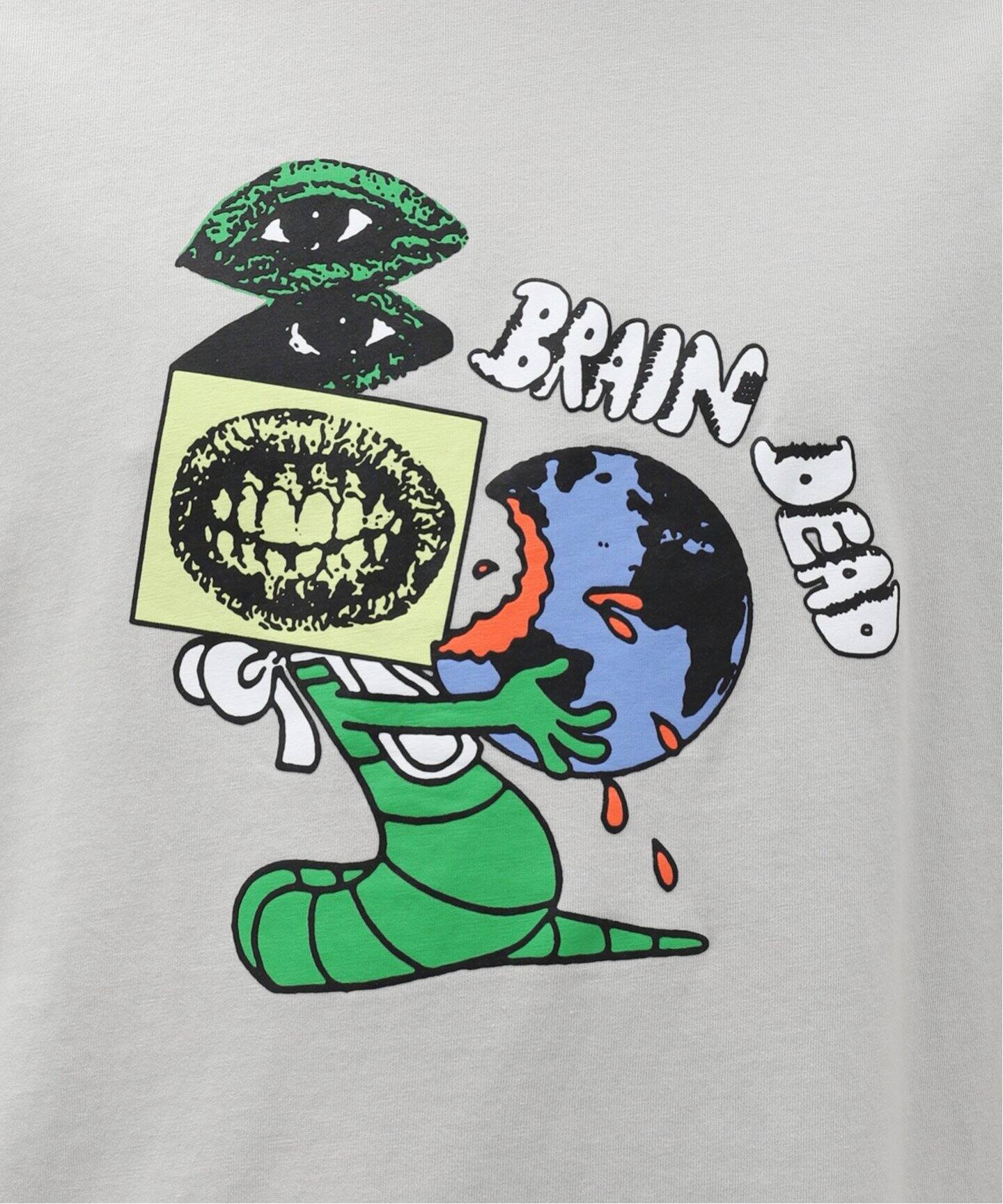 BRAIN DEAD / ブレインデッド WORM FOOD T-SHIRT BDS24T00003840GY02 