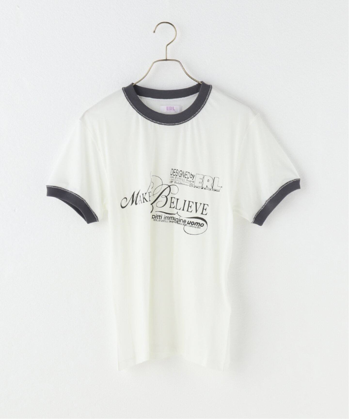 ERL / イーアールエル】 UNISEX MAKE BELIEVE TSHIRT KNIT（Tシャツ  