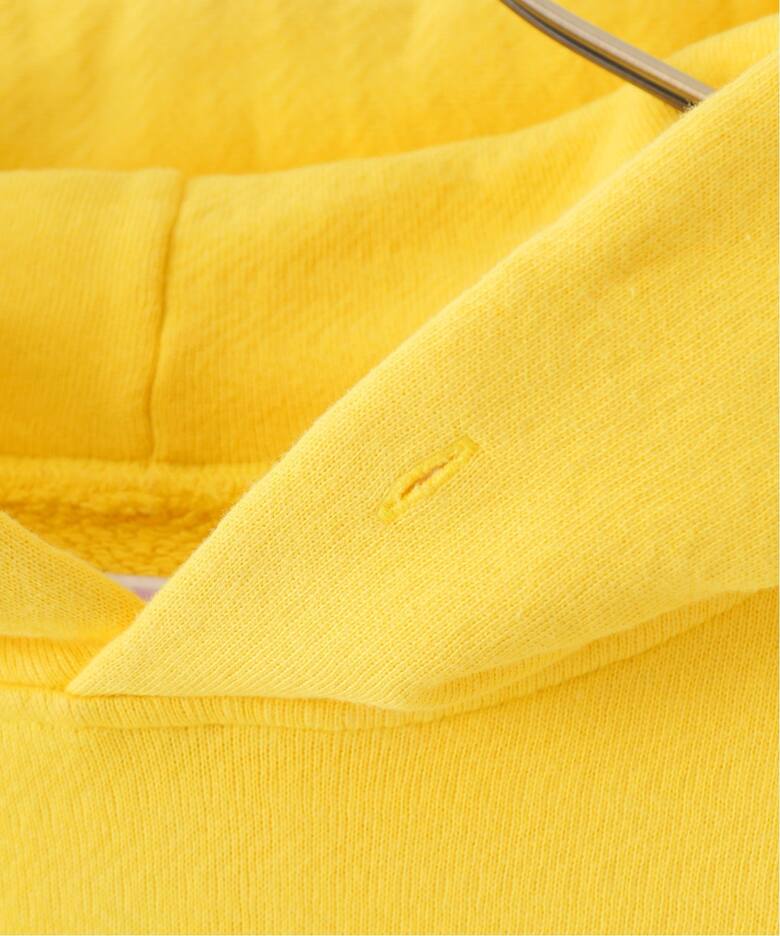 ERL / イーアールエル】 MEN YELLOW CHECKER SWIRL HOODIE KNIT 