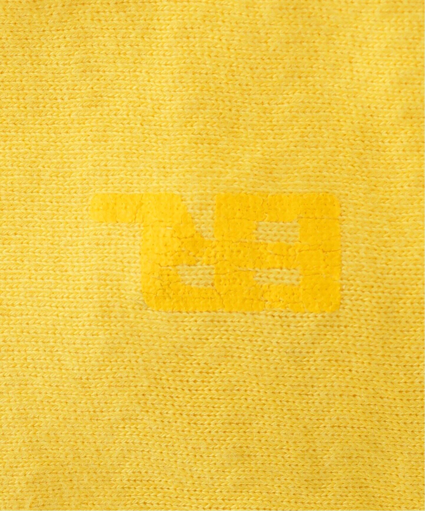 ERL / イーアールエル】 MEN YELLOW CHECKER SWIRL HOODIE KNIT