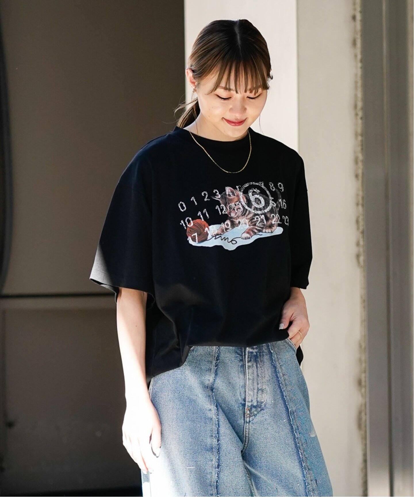 MM6 Maison Margiela/エムエム6 メゾン マルジェラ】T-SHIRT（Tシャツ 