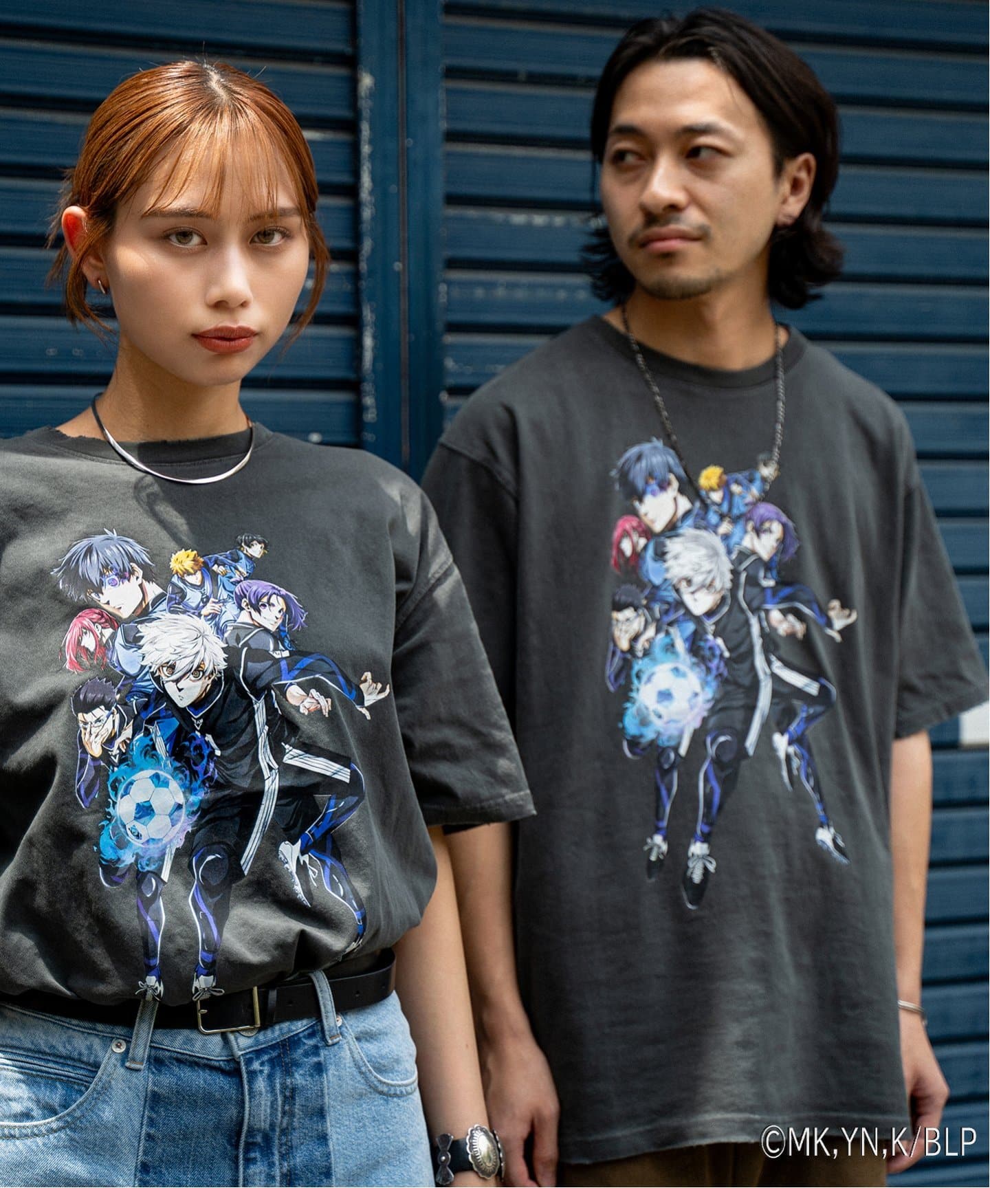 ブルーロックピグメントTシャツ（Tシャツ／カットソー）｜B.C