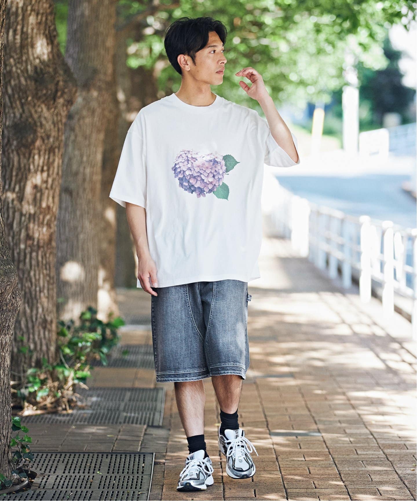 FLOWER ANCIENT Tシャツ（Tシャツ／カットソー）｜B.C STOCK