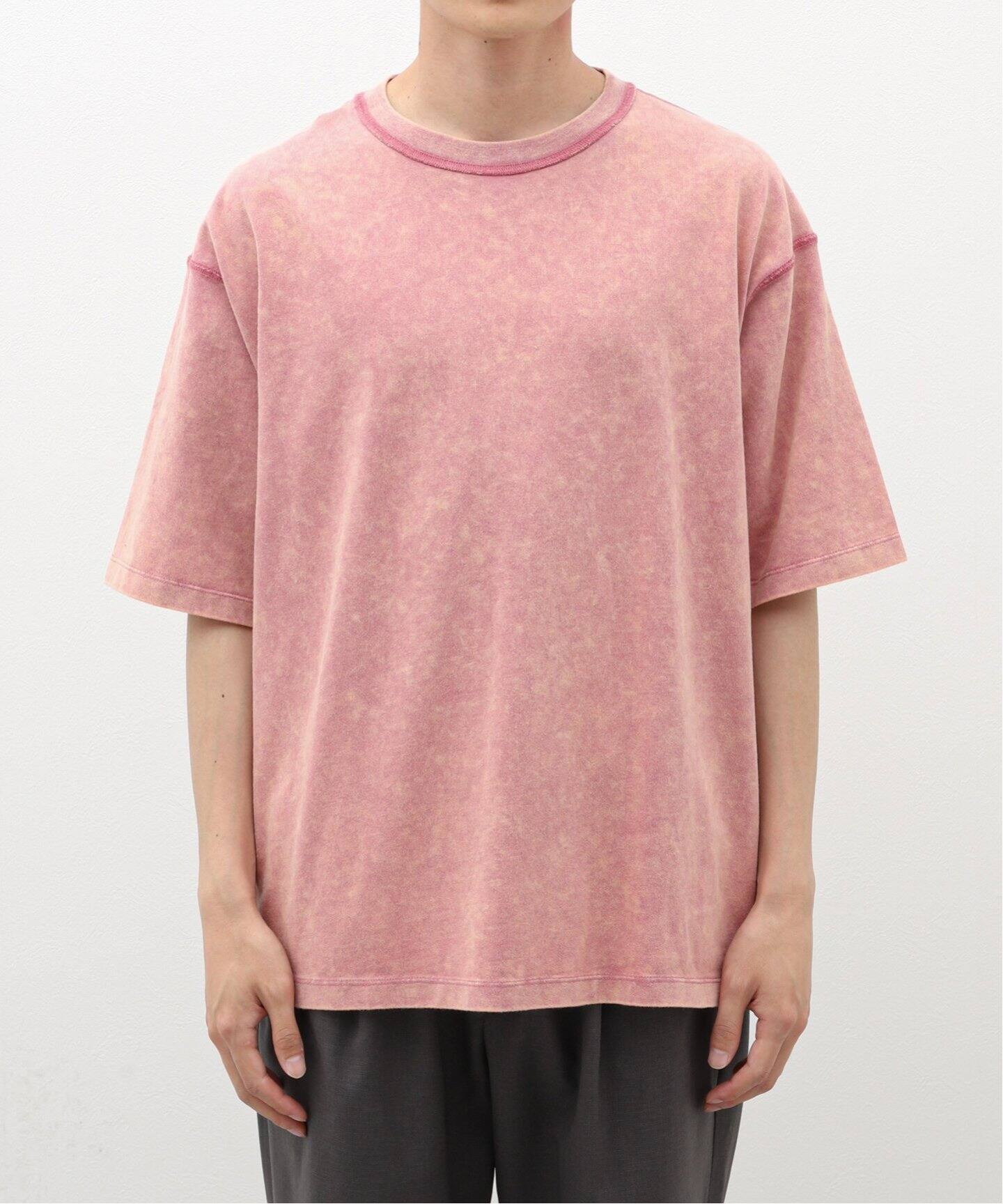 MILLESIMES/80'sGIRBAUD ジップカットソー ピンク M MILLESIMES/80'sGIRBAUD ジップカットソー ピンク M