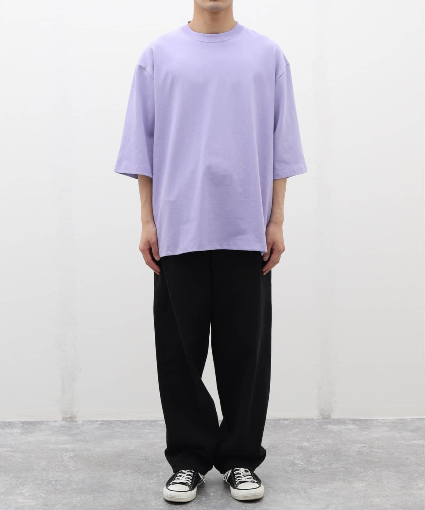 Tシャツ・カットソー [CHEMEHC] CURVED FRILL TEE ラグランTシャツ ピラミッド｜ウサギがいる｜CUNE ONLINE STORE