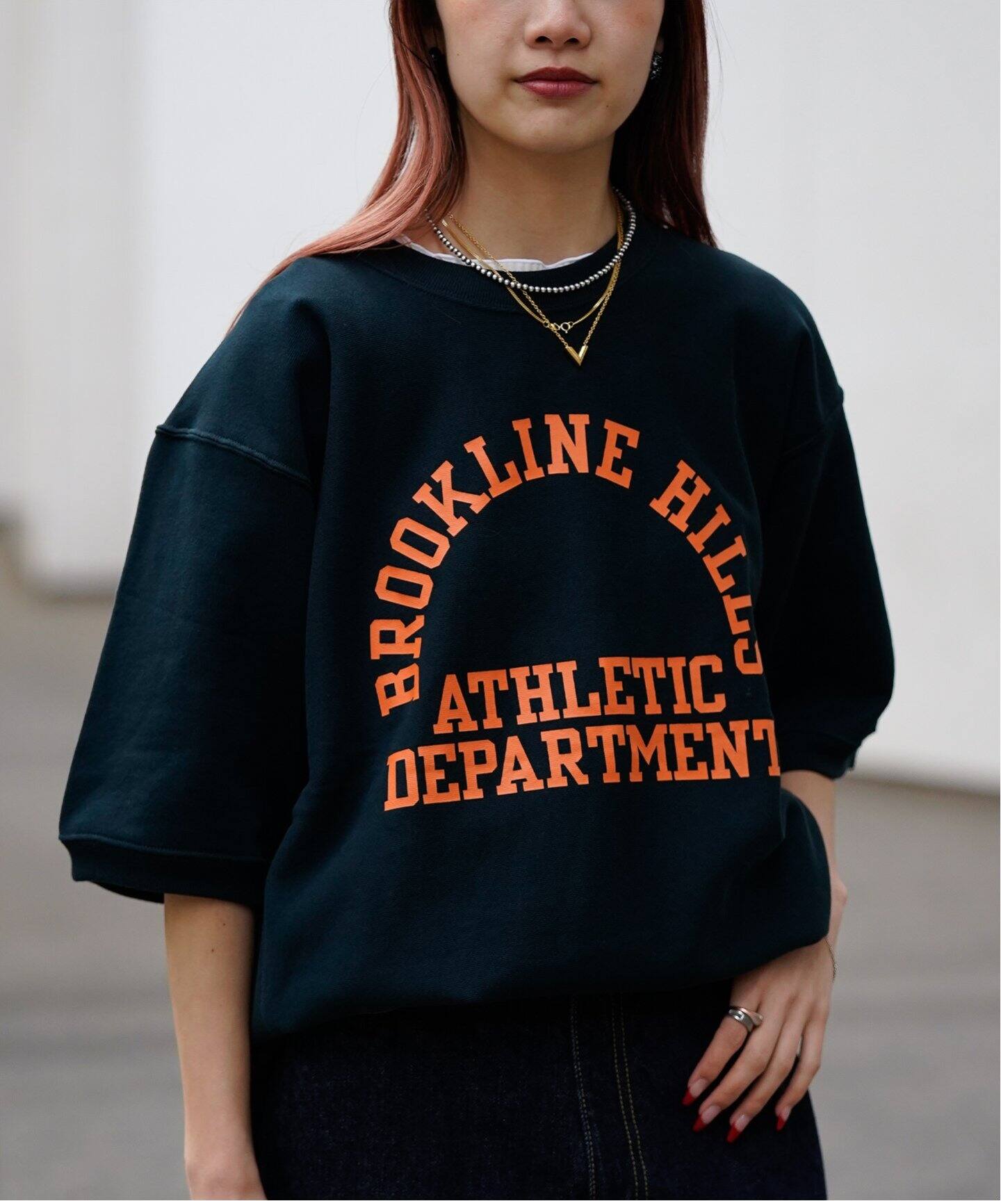 Champion / チャンピオン】REVERSE WEAVE HALF SLEEVE SWEAT 