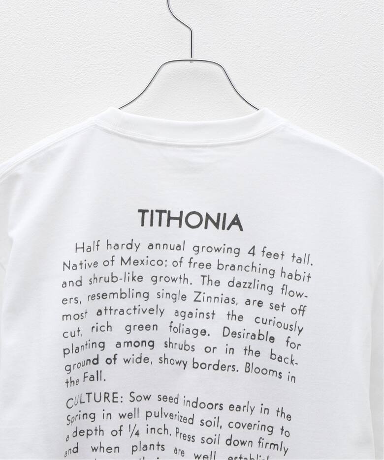 niche. Flower Seeds TShirts HS24 JAC01（Tシャツ／カットソー）｜JOINT WORKS（ジョイント