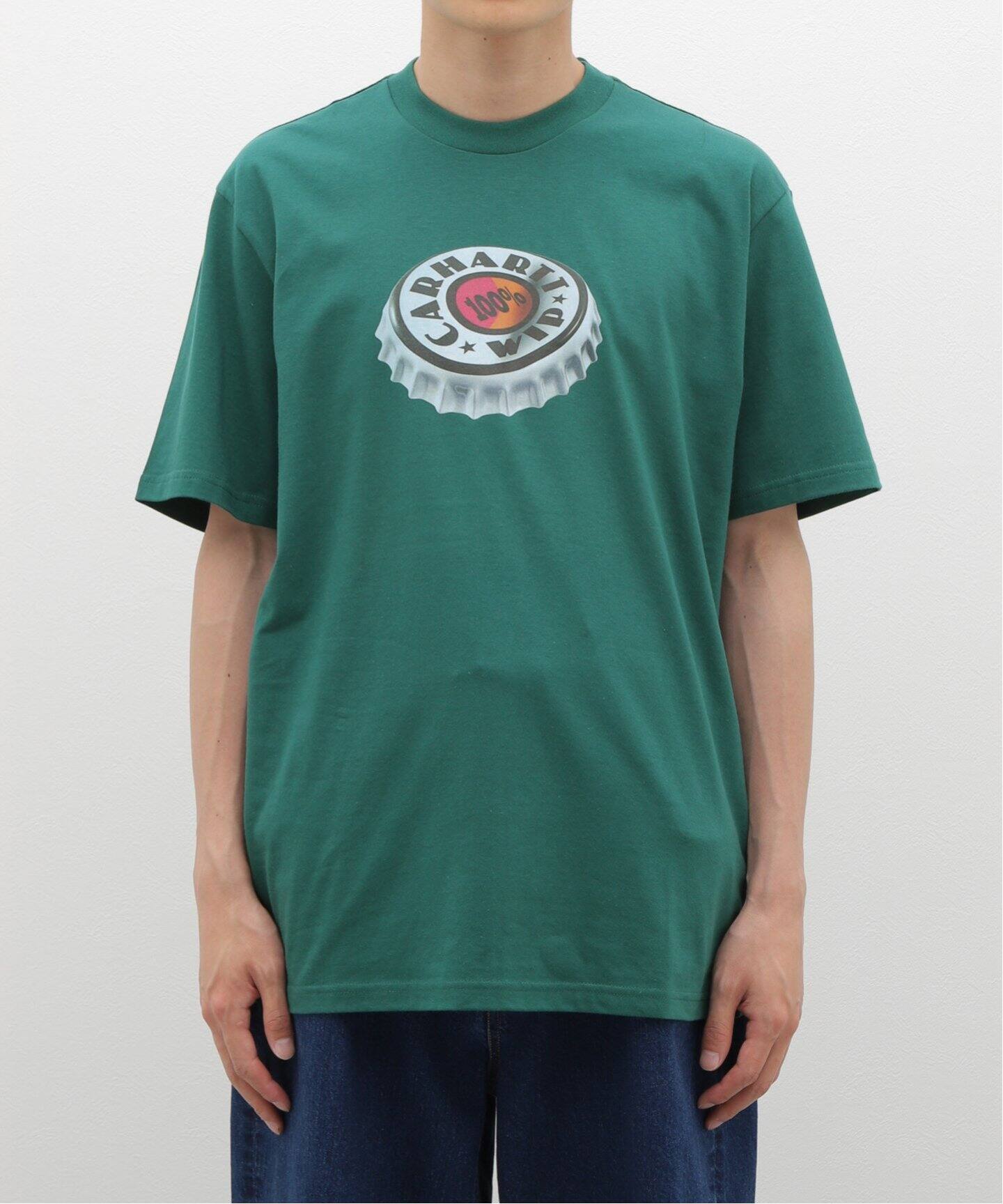 さらに100円引き◆CARHARTT◆S/S BOTTLE CAP T-SHIRT Carhartt S/S BOTTLE CAP T-SHIRT I033179(Tシャツ/カットソー