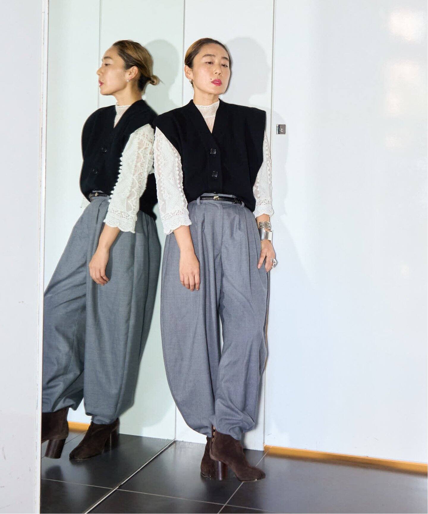 V NECK ニットベスト（ニット／セーター）｜CITYSHOP（シティショップ 