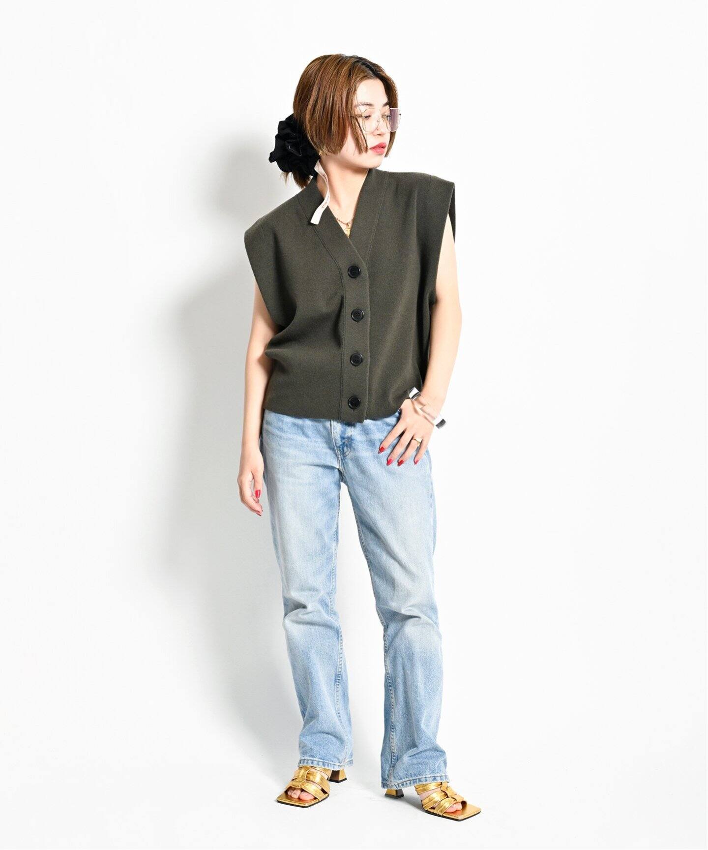 V NECK ニットベスト（ニット／セーター）｜CITYSHOP（シティショップ 