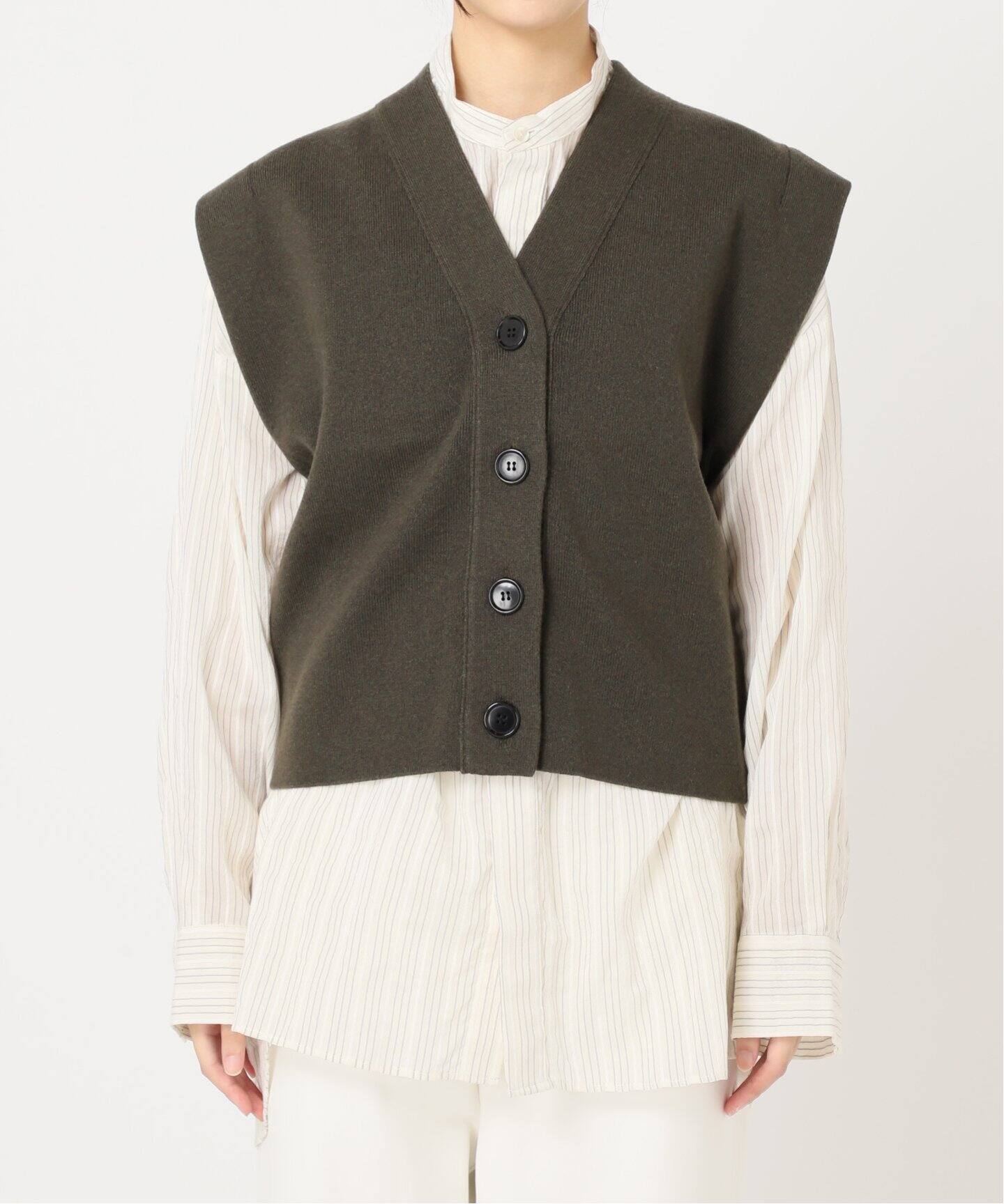 V NECK ニットベスト（ニット／セーター）｜CITYSHOP（シティショップ 