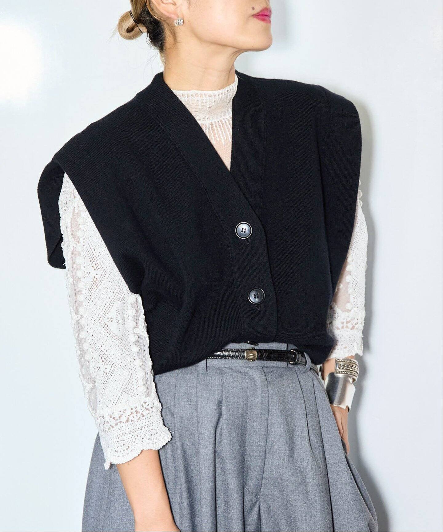 V NECK ニットベスト（ニット／セーター）｜CITYSHOP（シティショップ 