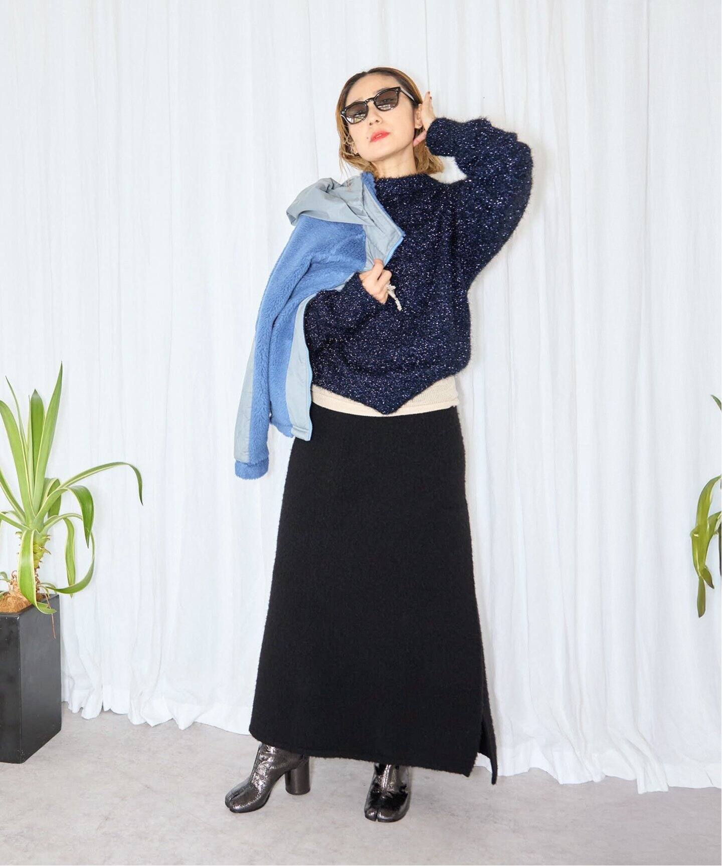 LONG ニットスカート（ロング・マキシ丈スカート）｜CITYSHOP（シティ 