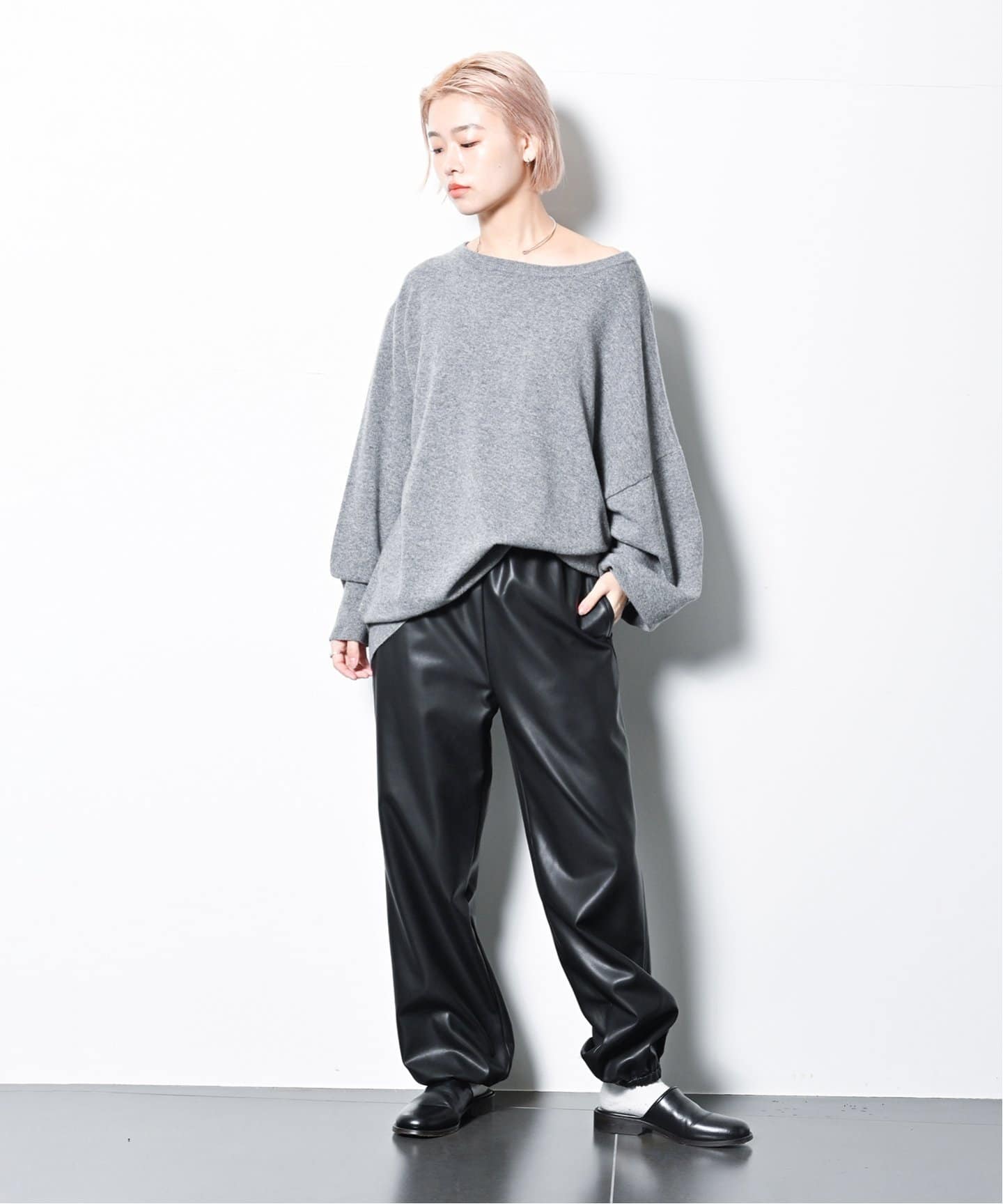 CITYSHOP OFF-SHOULDER STRETCH SWEATERニット 追加》OFF-SHOULDER STRETCH SWEATER 2：ニット（ニット／セーター