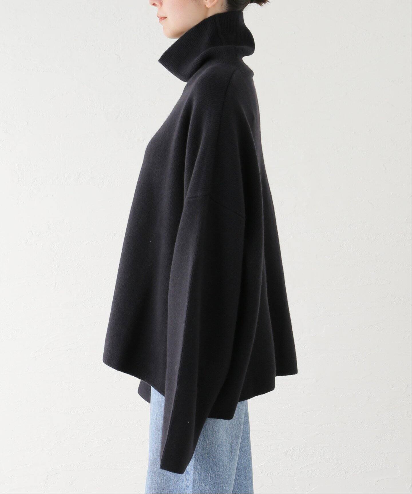 SEEALL EXTRA OVER HIGH NECK SWEATER SAU41 KJ681：ニット（ニット  