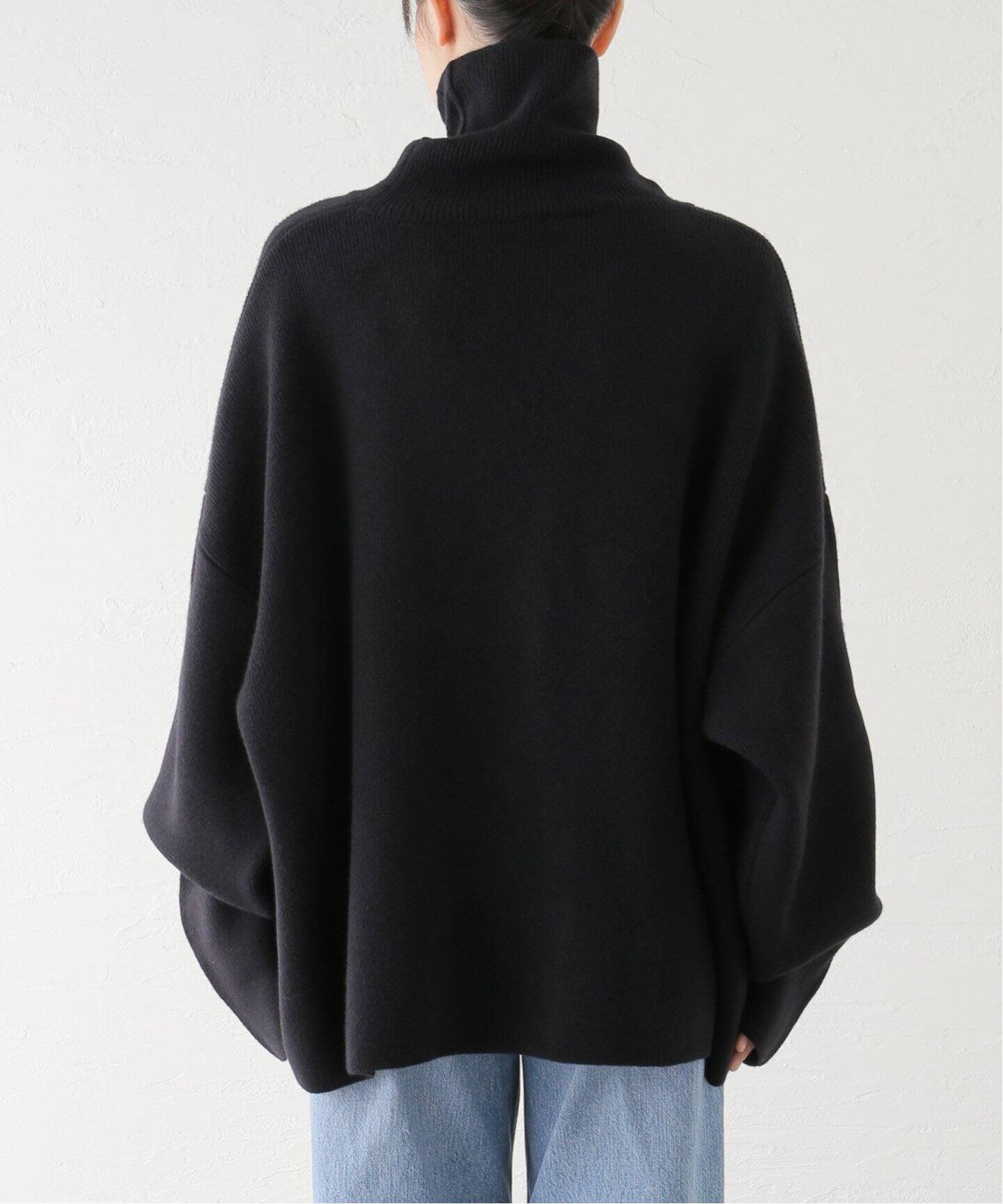 SEEALL EXTRA OVER HIGH NECK SWEATER SAU41 KJ681：ニット（ニット 
