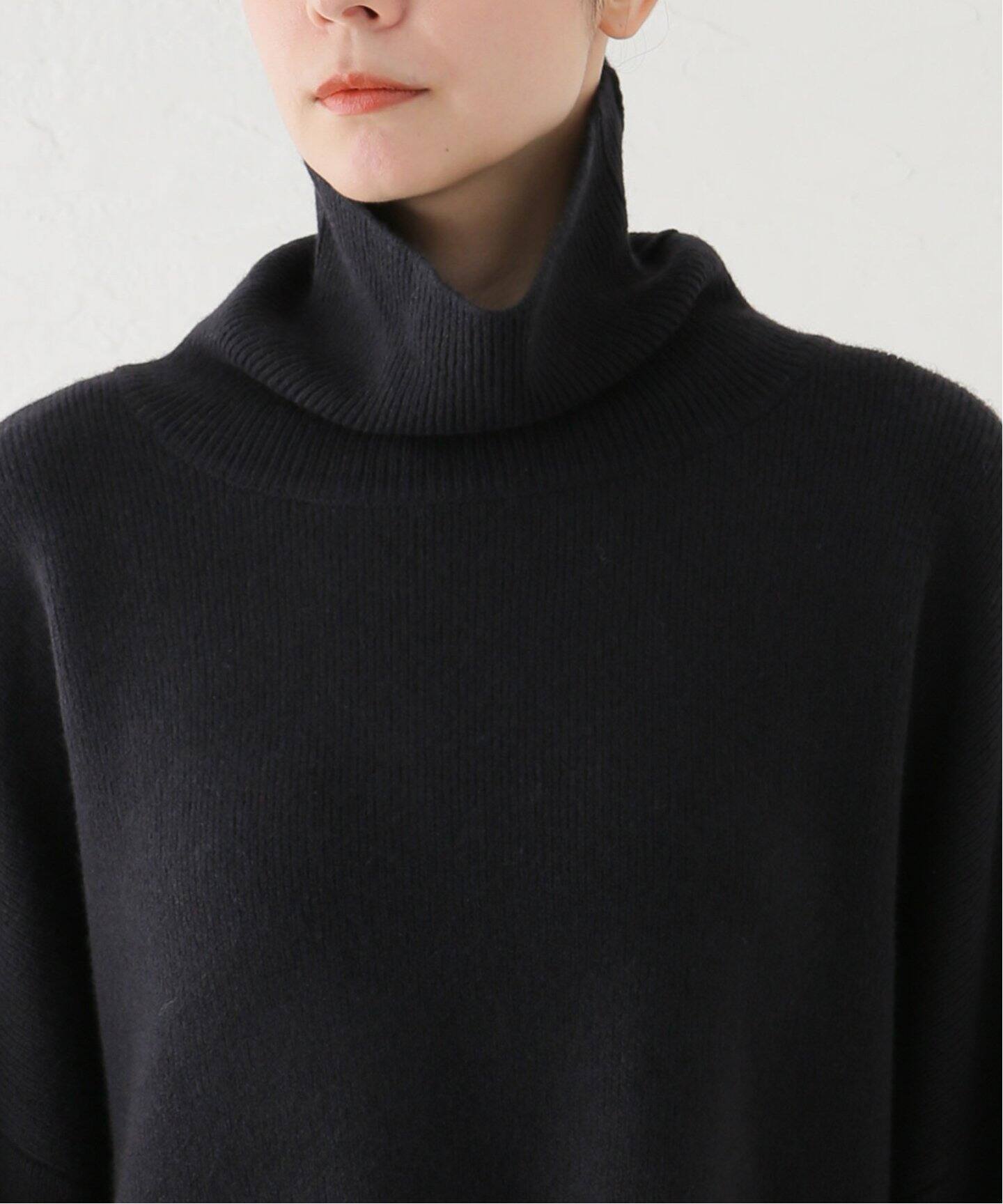 SEEALL EXTRA OVER HIGH NECK SWEATER SAU41 KJ681：ニット（ニット  