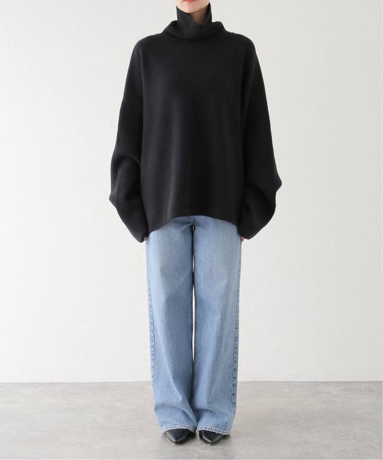 SEEALL EXTRA OVER HIGH NECK SWEATER SAU41 KJ681：ニット（ニット 