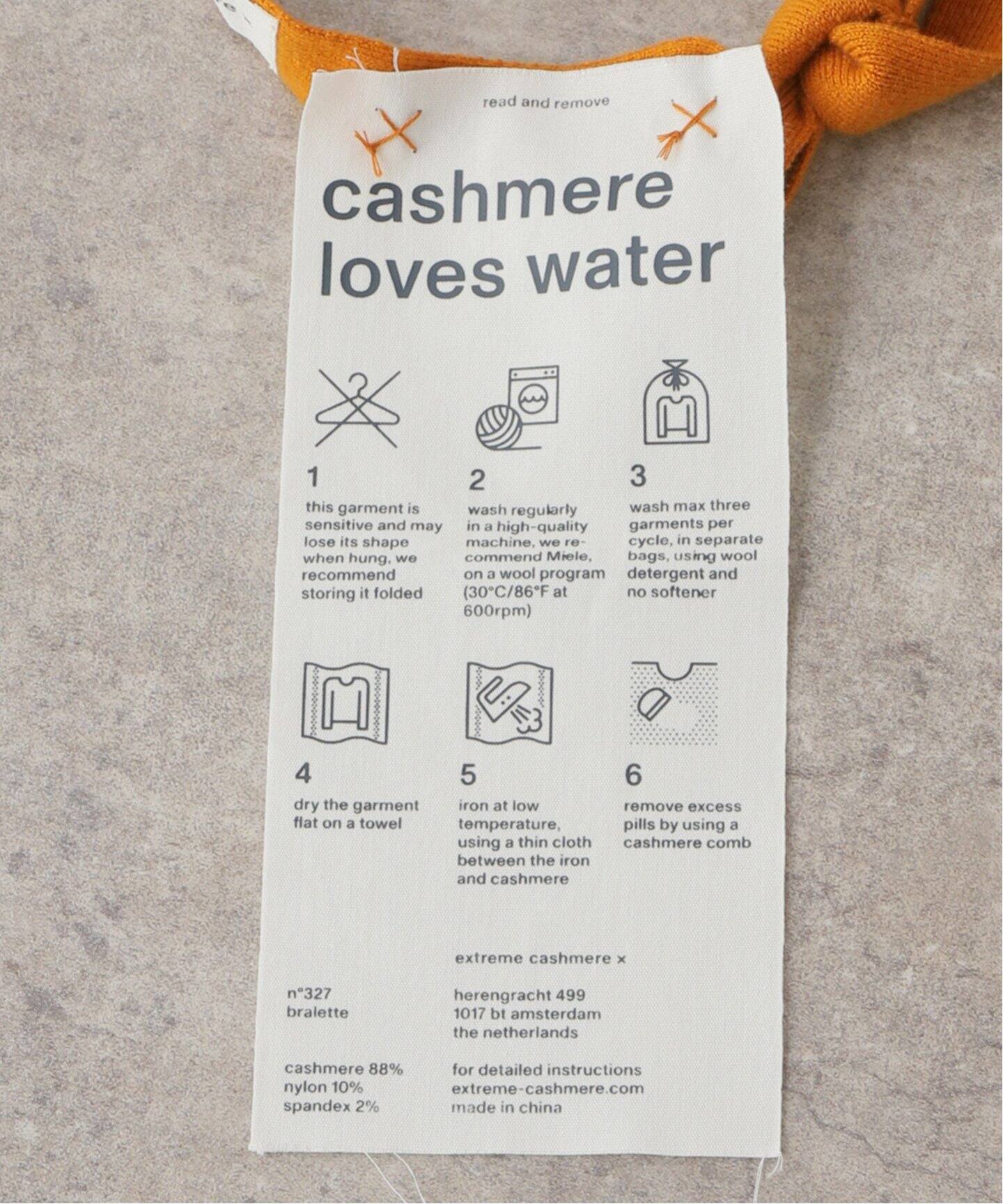 EXTREME CASHMERE X N327/BRALETTE：ブラレット（その他トップス