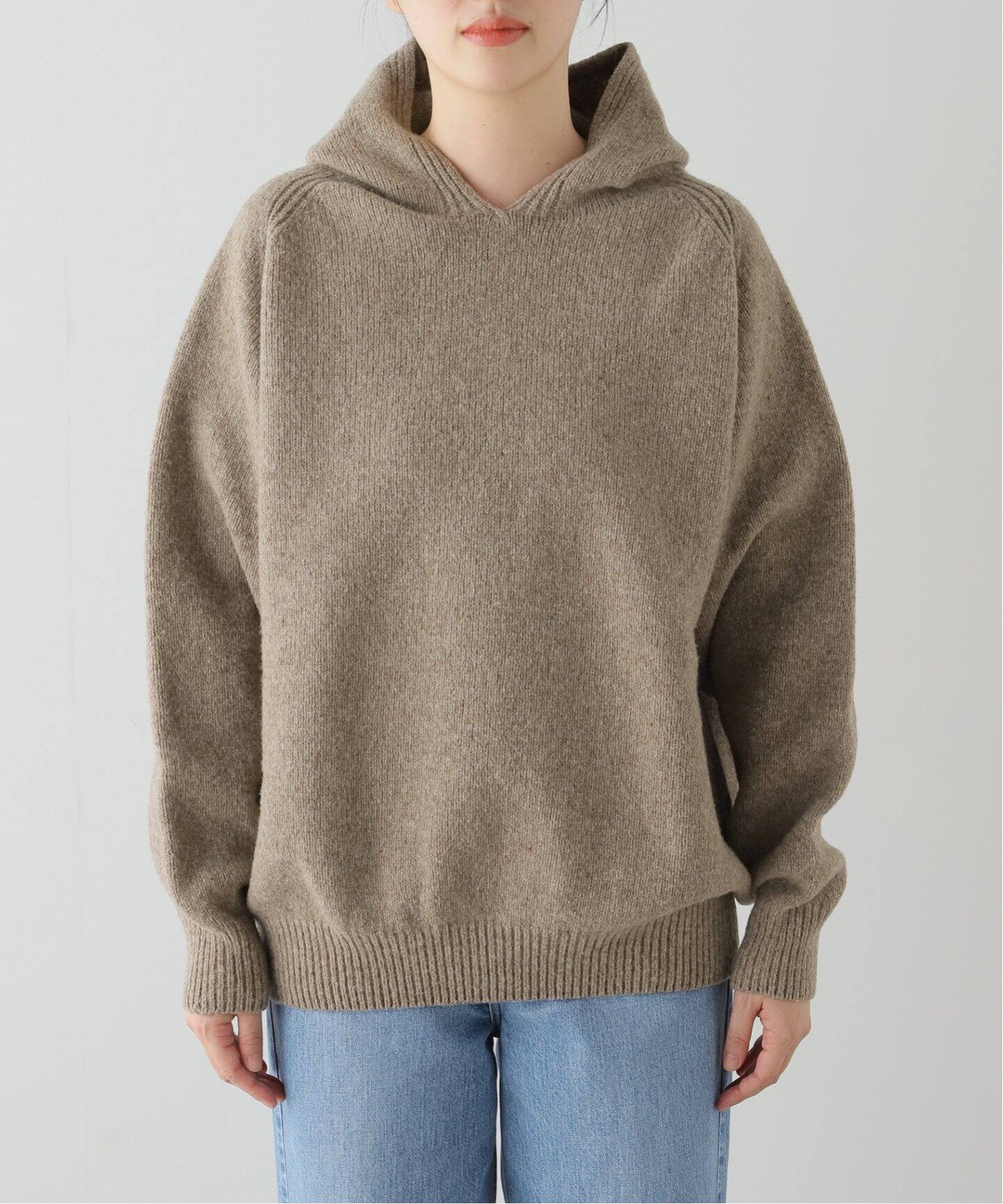 BASERANGE SOAR HOODIE KSOH-MW-WI24：ニット（ニット／セーター  