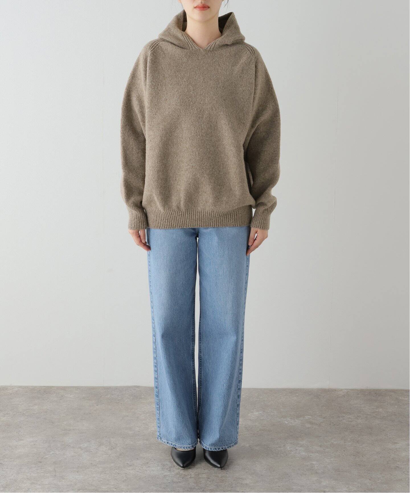 BASERANGE SOAR HOODIE KSOH-MW-WI24：ニット（ニット／セーター 