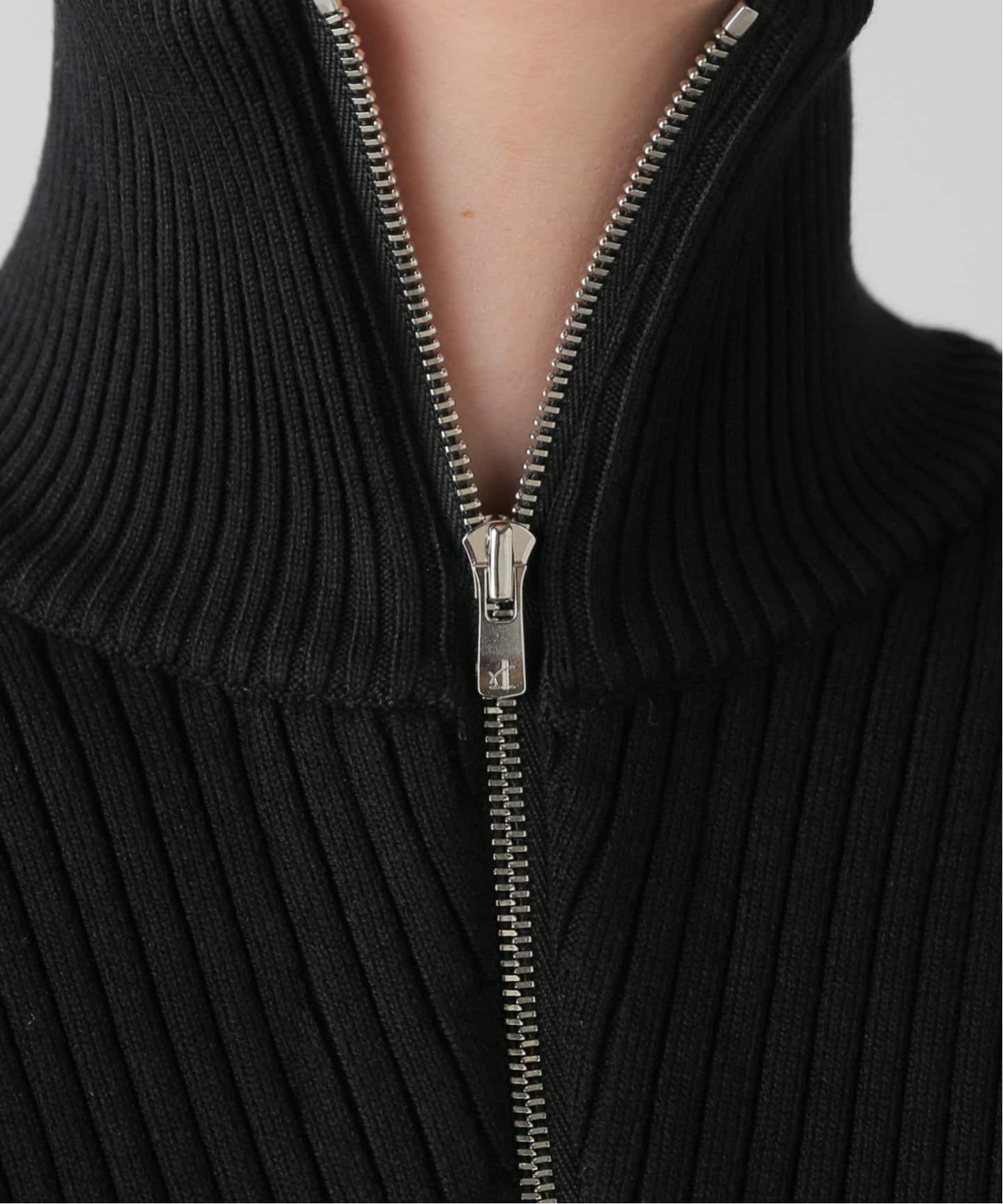 ニット セーター LIVINGTONE DOLK ZIPPER FLY HIGH NECK KNIT LT-KNIT2-07：ニット レディース LIVINGTONE DOLK ZIPPER FLY HIGH NECK KNIT LT-KNIT2-07