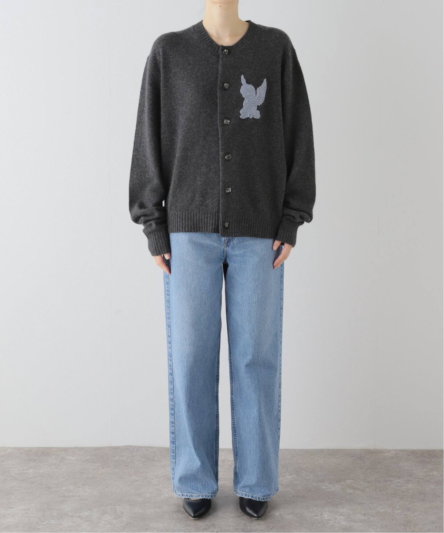 MASU ANGEL EMBROIDERED CARDIGAN MPFW-KN0124：カーディガン（ニット 