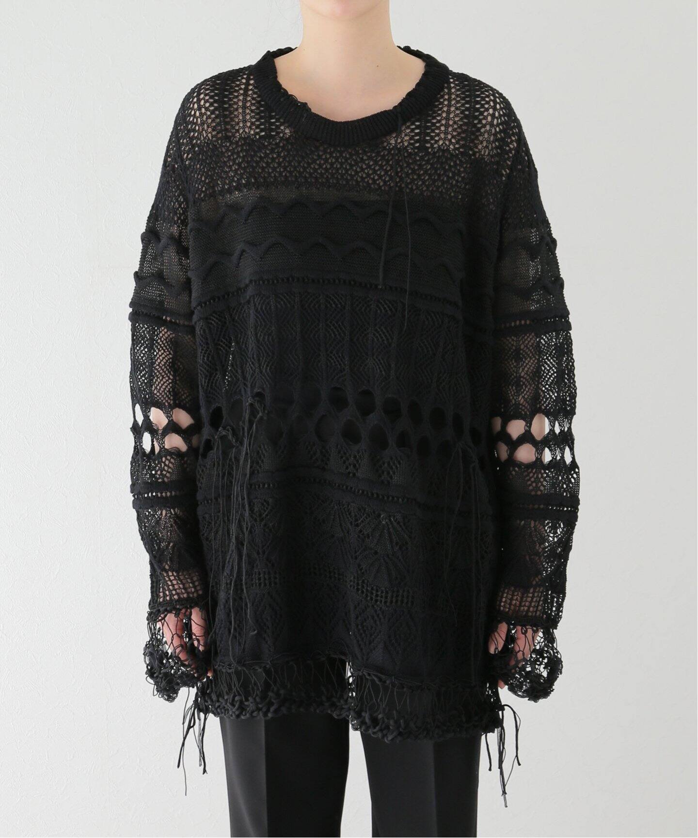 ODAKHA / オダカ】別注 LACE PULLOVER：ニット（ニット／セーター 