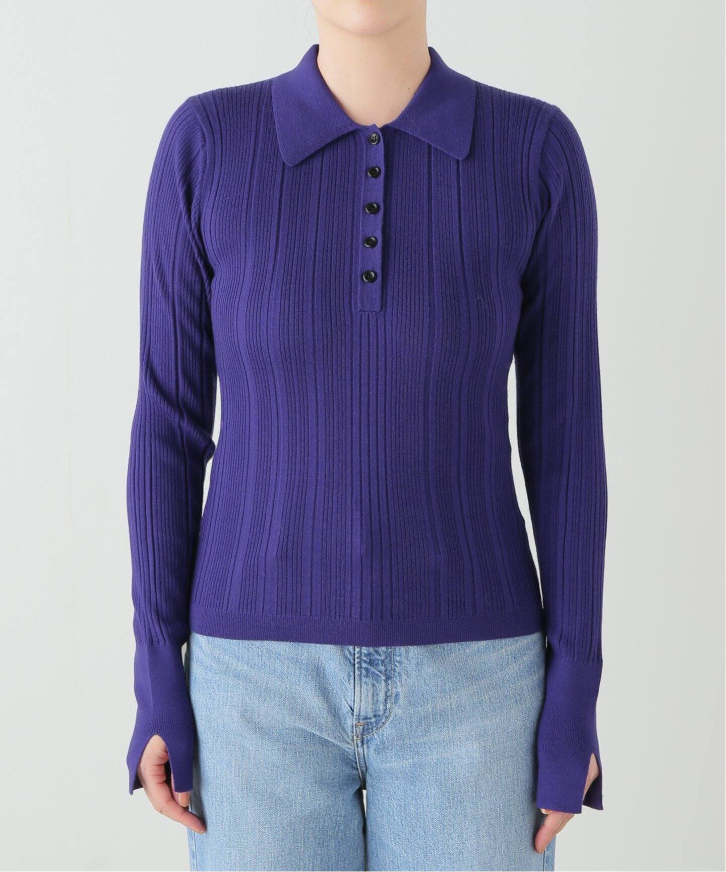 SAYAKA DAVIS REBBED KNIT TKT112-RK：ニット（ニット／セーター 