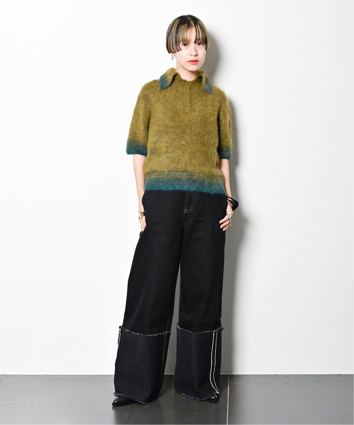 SAYAKA DAVIS COMPACT KNIT TKT118STR-FA：ニット（ニット／セーター  