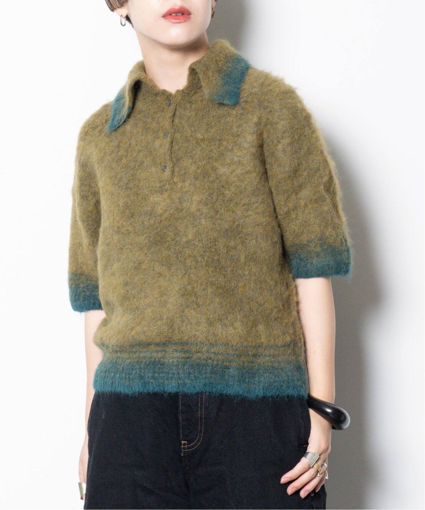 SAYAKA DAVIS COMPACT KNIT TKT118STR-FA：ニット（ニット／セーター 