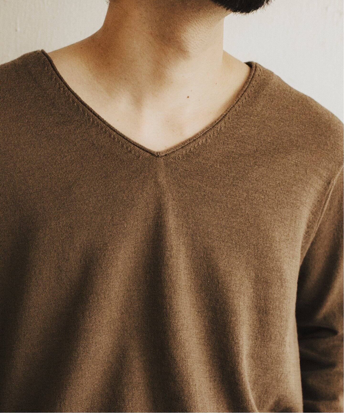 NAHYAT / ナヤット】 別注 V NECK SWEATER（ニット／セーター）｜L 