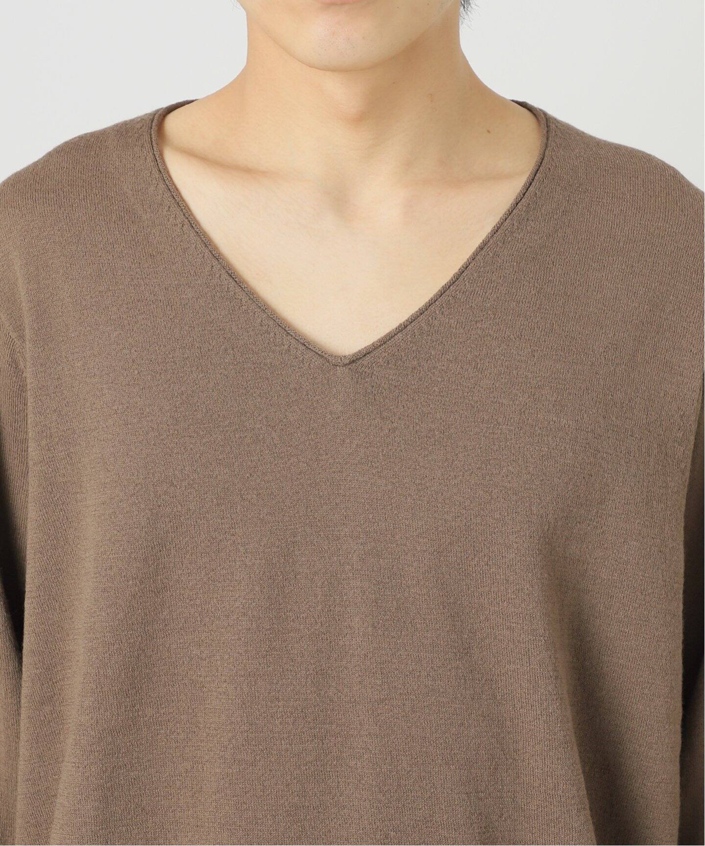 NAHYAT / ナヤット】 別注 V NECK SWEATER（ニット／セーター）｜L 