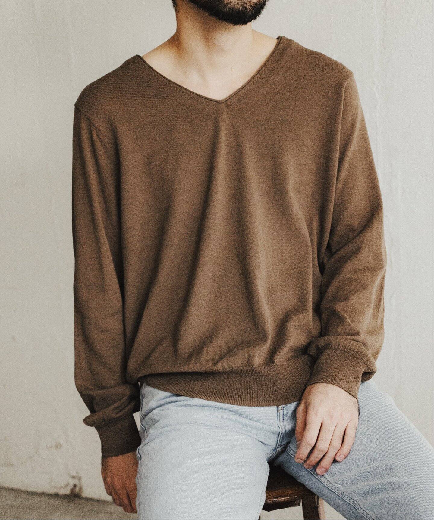 NAHYAT / ナヤット】 別注 V NECK SWEATER（ニット／セーター）｜L 