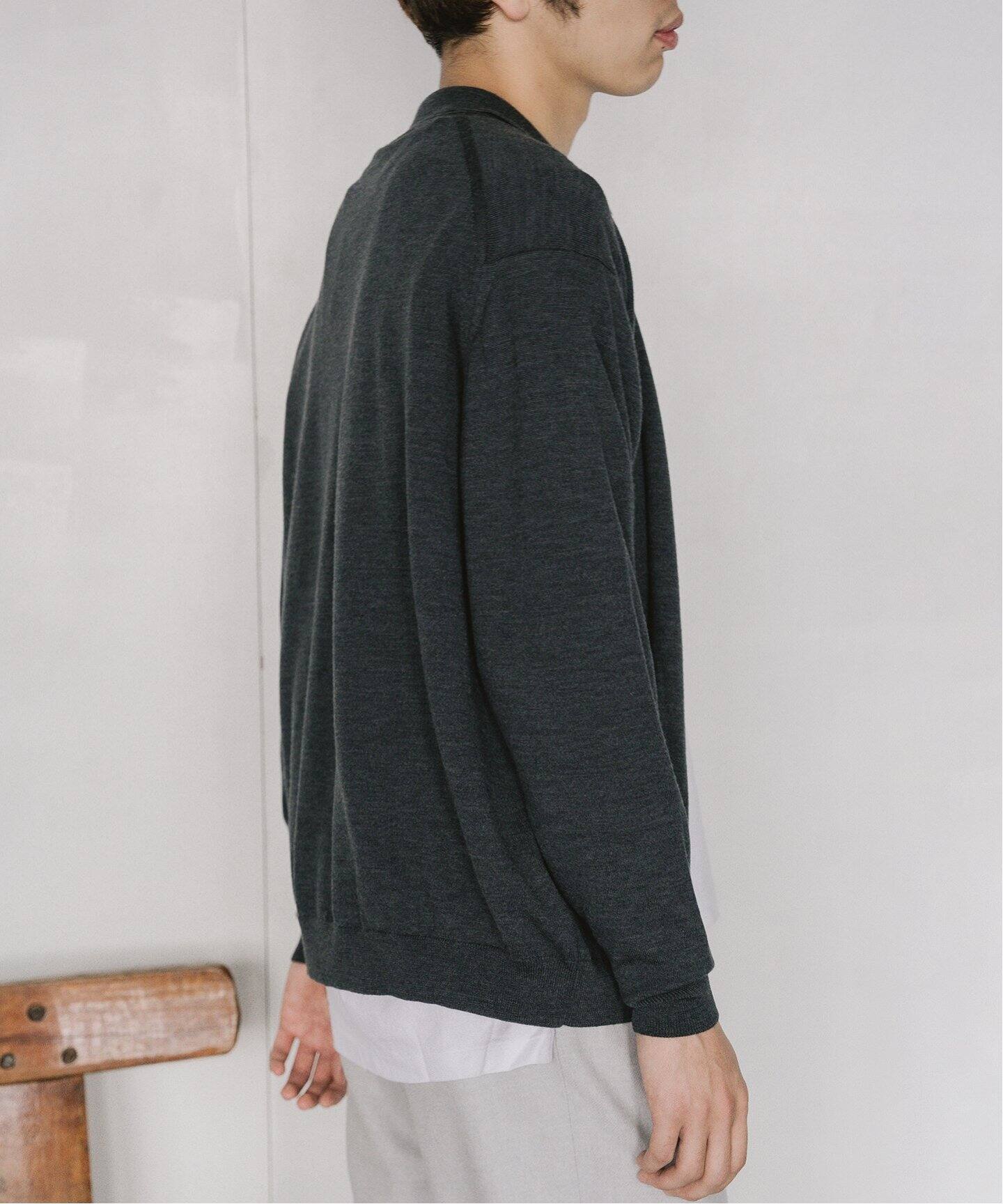 JOHN SMEDLEY / ジョンスメドレー】別注 ポロ シャツ カーディガン 