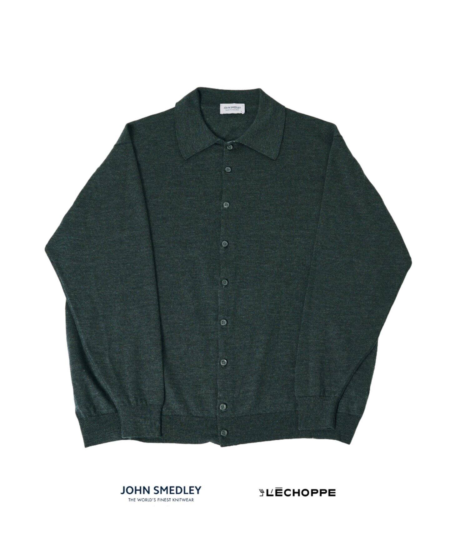 JOHN SMEDLEY / ジョンスメドレー】別注 ポロ シャツ カーディガン 