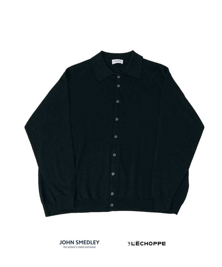 JOHN SMEDLEY / ジョンスメドレー】別注 ポロ シャツ カーディガン 