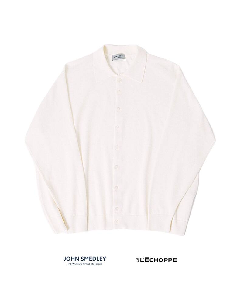 JOHN SMEDLEY / ジョンスメドレー】別注 ポロ シャツ カーディガン 