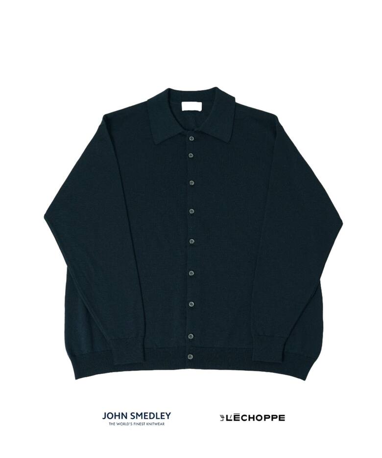 JOHN SMEDLEY / ジョンスメドレー】別注 ポロ シャツ カーディガン 